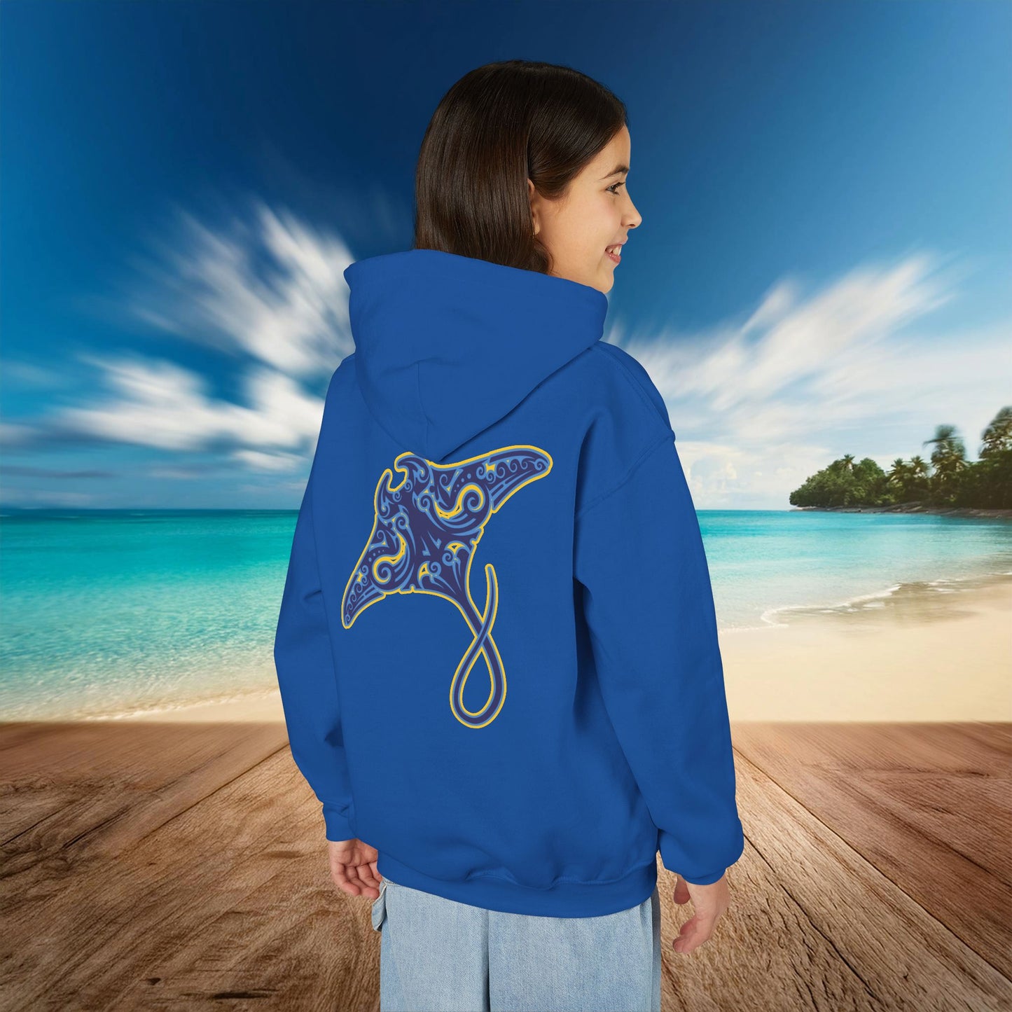 Manta Ray Youth Hoodie
