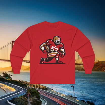 San Francisco Football Player Long Sleeve Tee