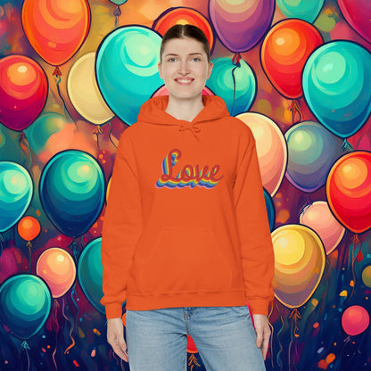 Rainbow Love Unisex Hoodie