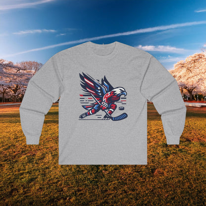 Washington Hockey Eagle Long Sleeve Tee