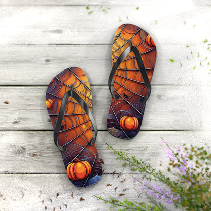 Spider Web Flip Flops