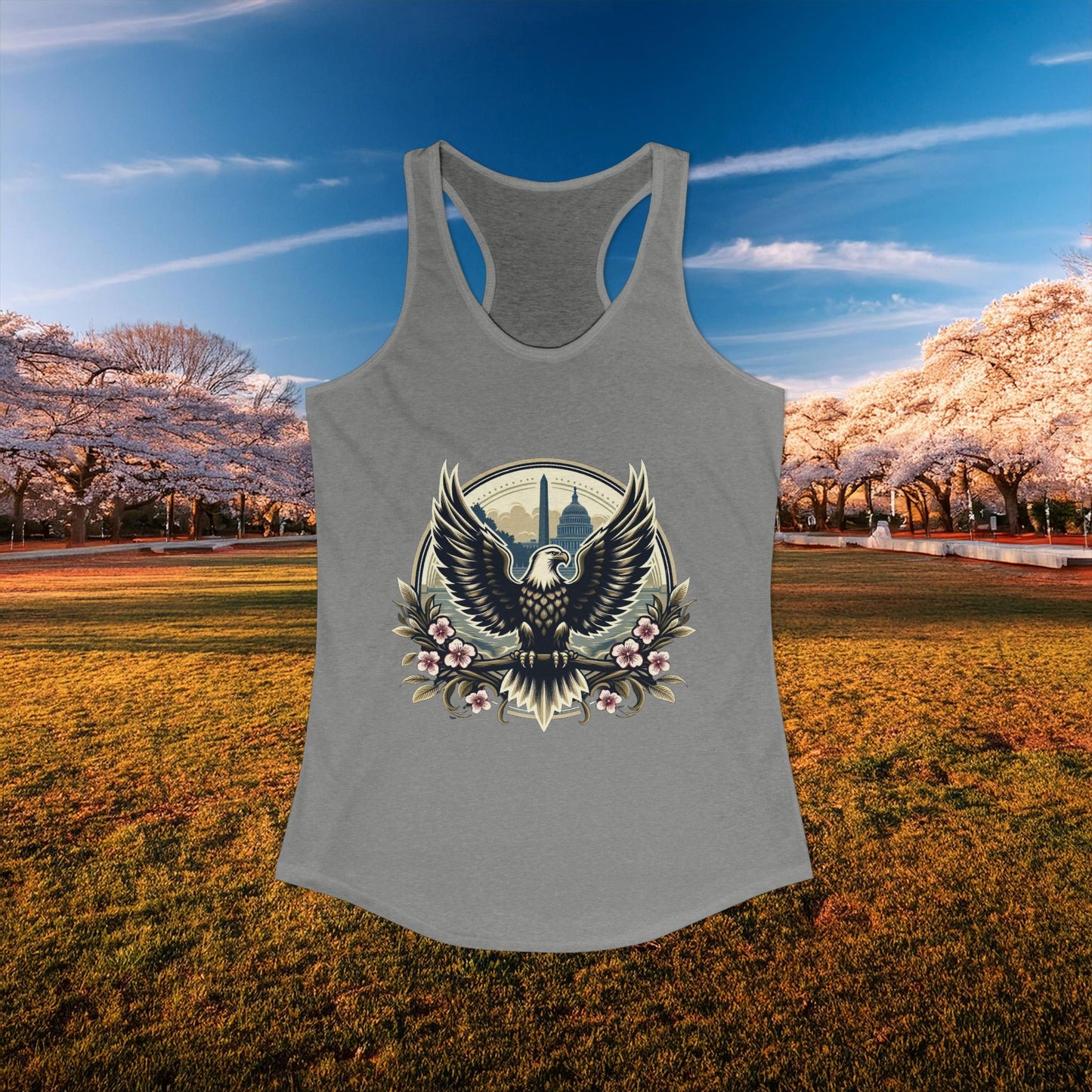 DC Cherry Blossom Racerback Tank