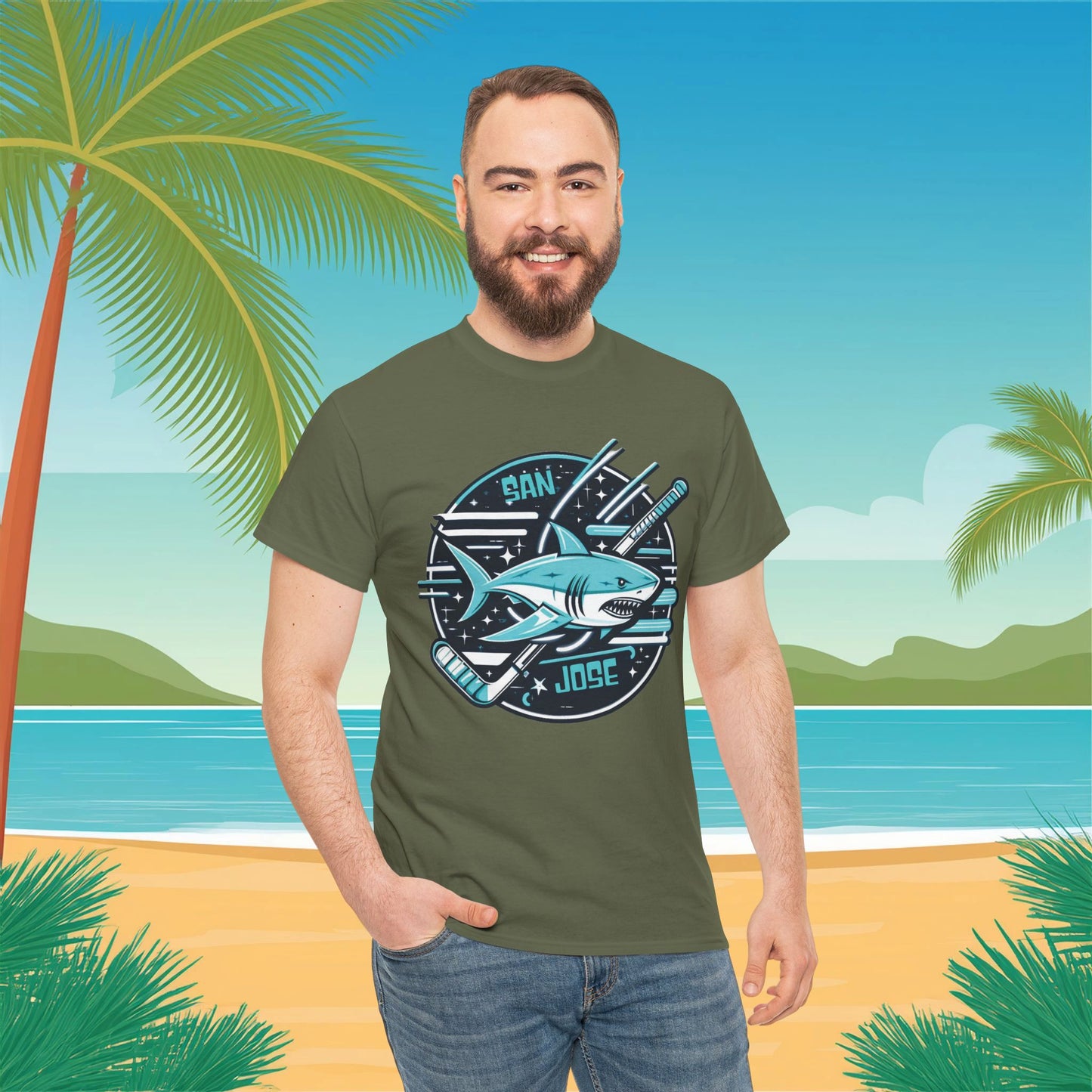San Jose Hockey Logo Tee