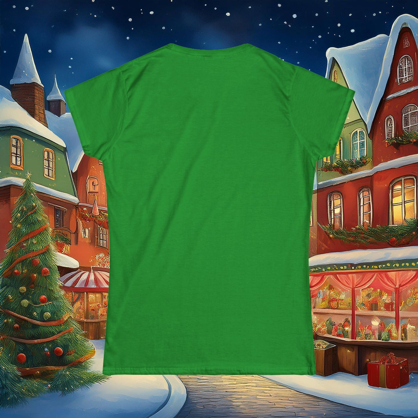 Newcastle United Santa Is A Geordie Women's Tee