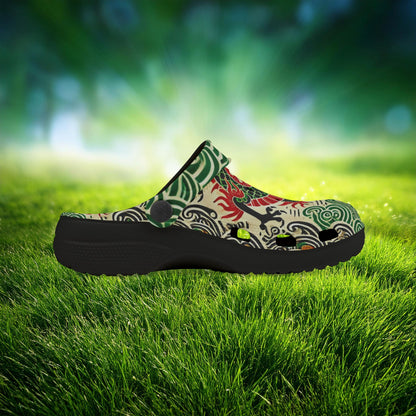 Dragon Dance Kid's Foam Clogs