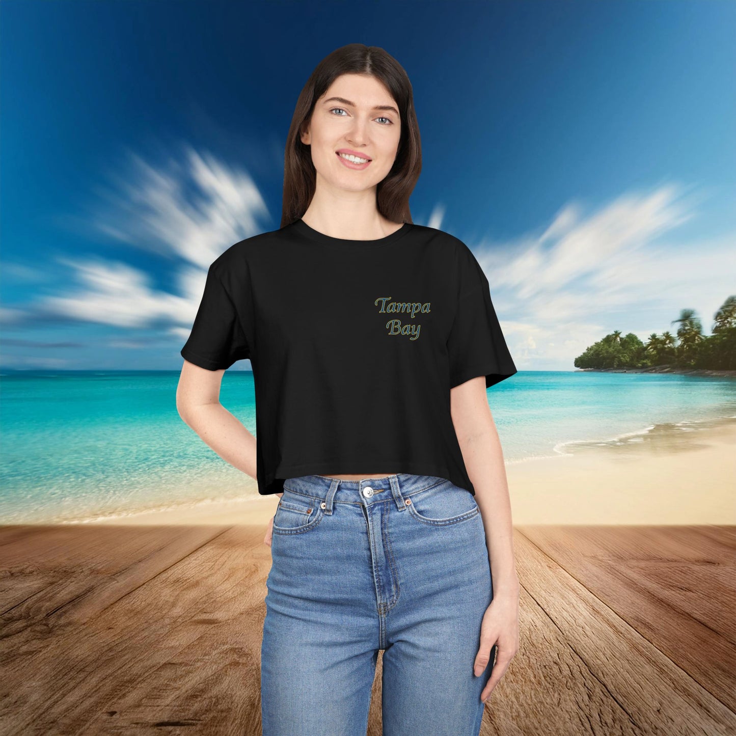 Manta Ray Women's Crop Tee