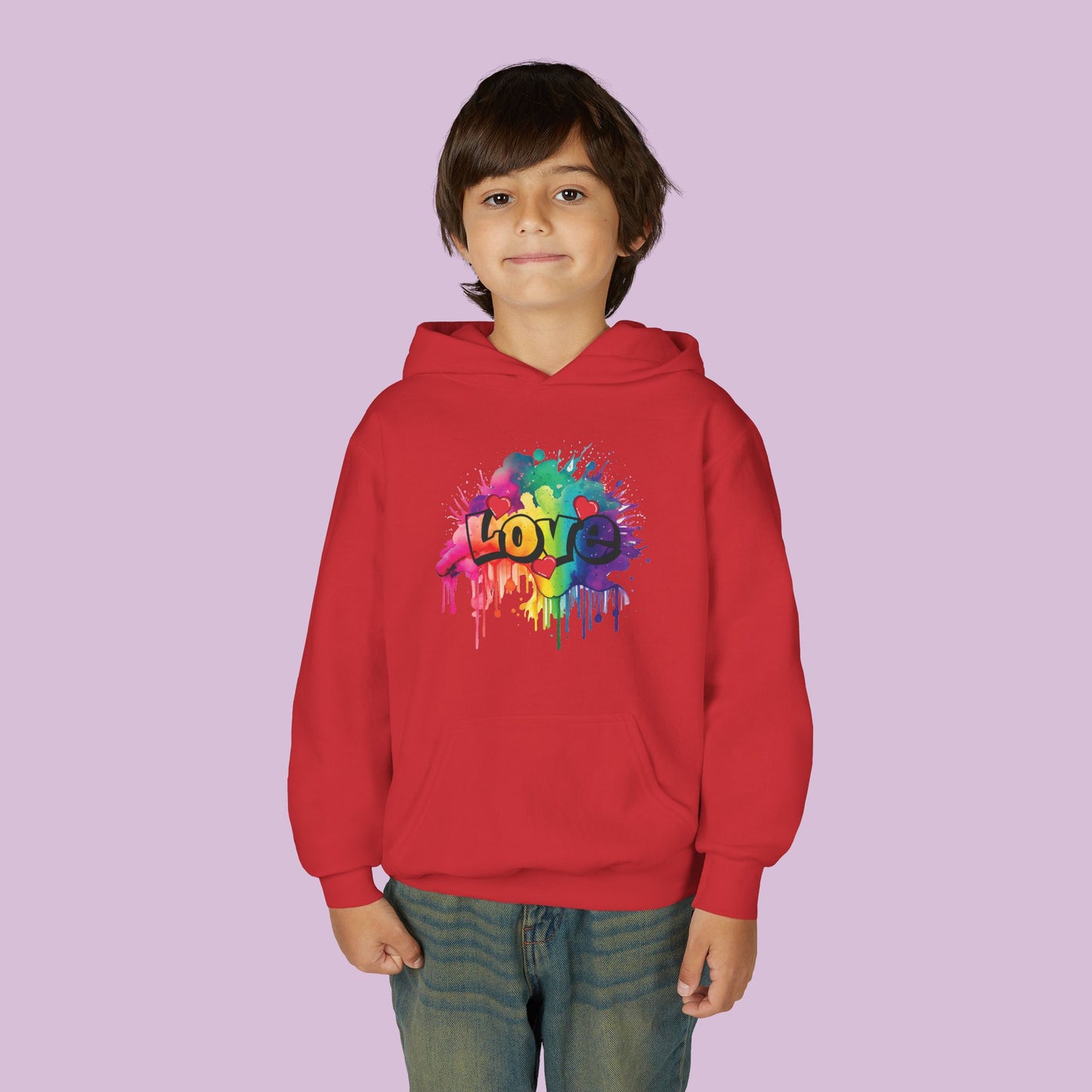 Love Color Bomb Youth Hoodie