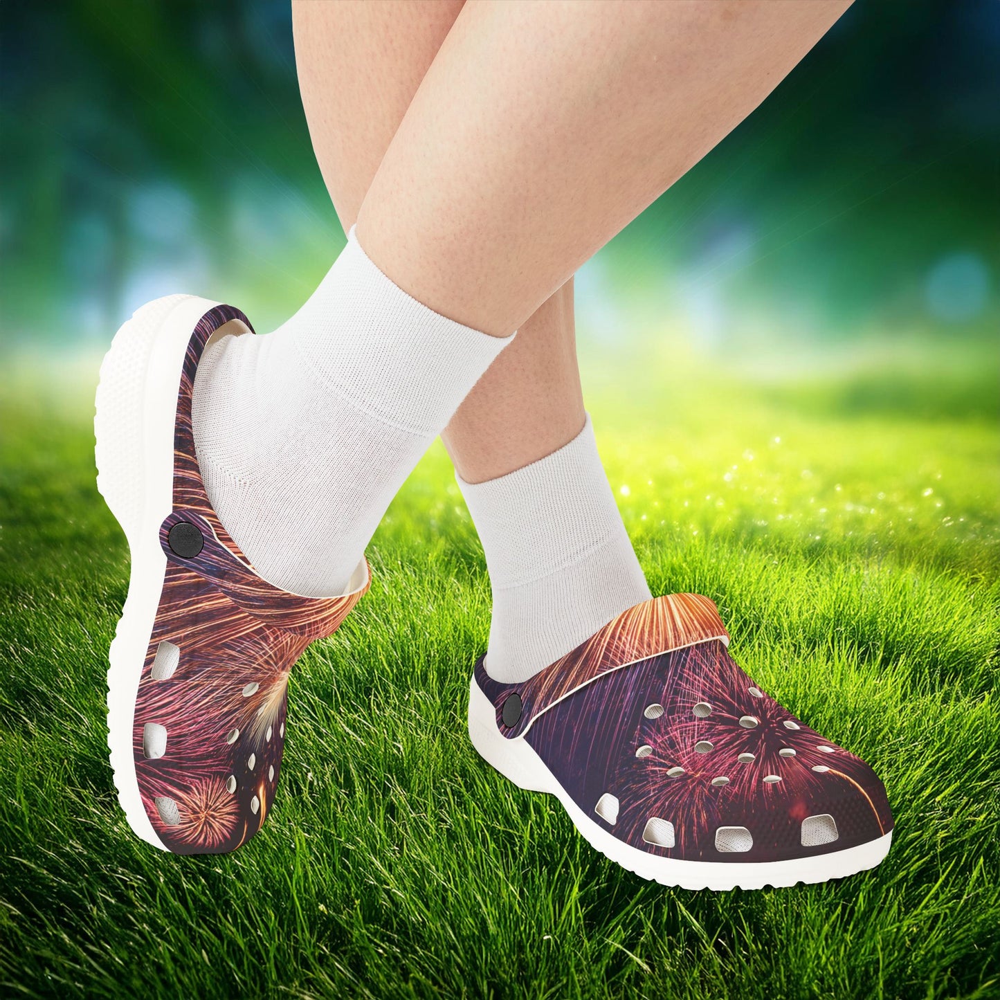 Fireworks Foam Clogs