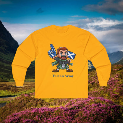 Scotland Tartan Army Long Sleeve Tee