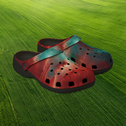 Liverpool Red Galaxy Foam Clogs