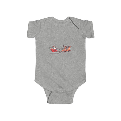 Santa's Sleigh Infant Bodysuit