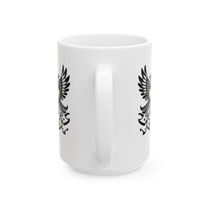 Newcastle United B&W Crest Ceramic Mugs (11oz\15oz)