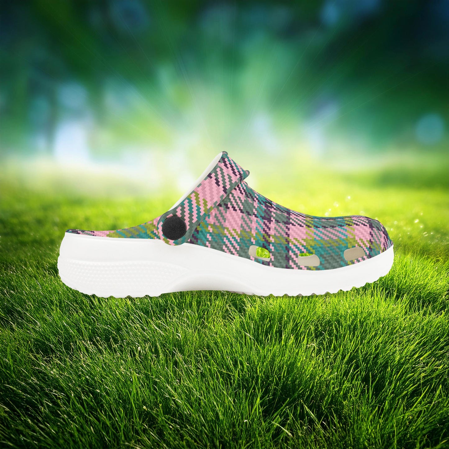 Spring Plaid Kid's Foam Clogs