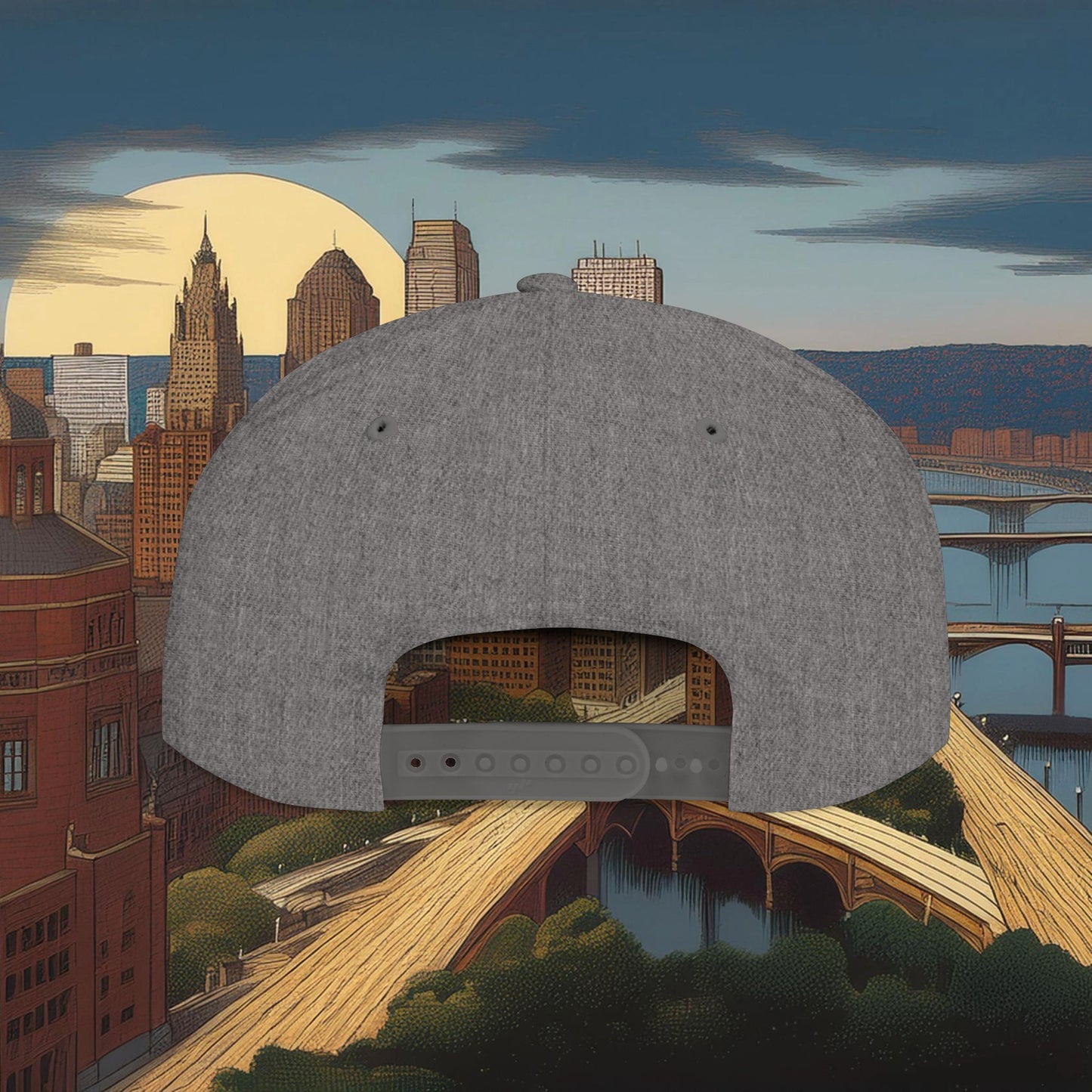 Pittsburgh Baseball Flat Bill Snapback