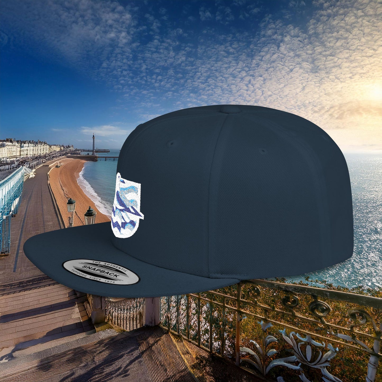 Brighton & Hove Albion Gull Crest Flat Bill Snapback