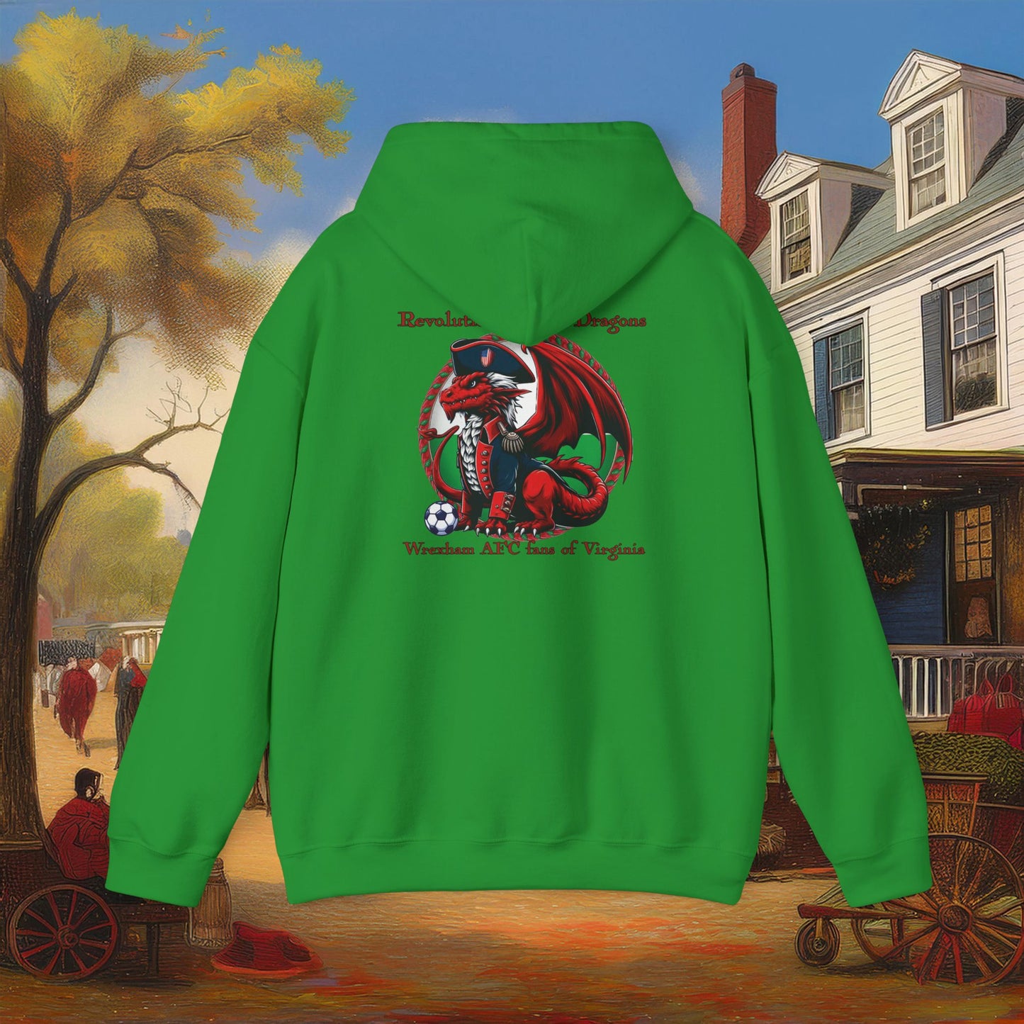 Revolutionary Red Dragons Logo Hoodie