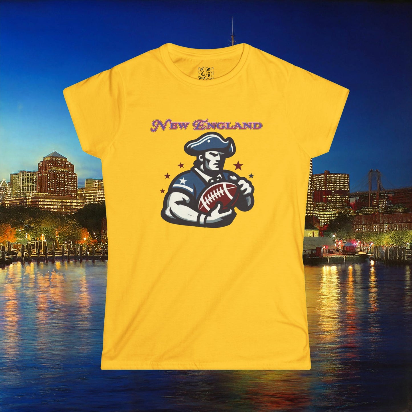 New England Football Women's Softstyle Tee