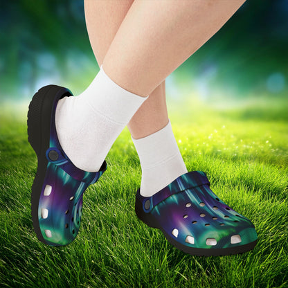 Northern Lights Foam Clogs