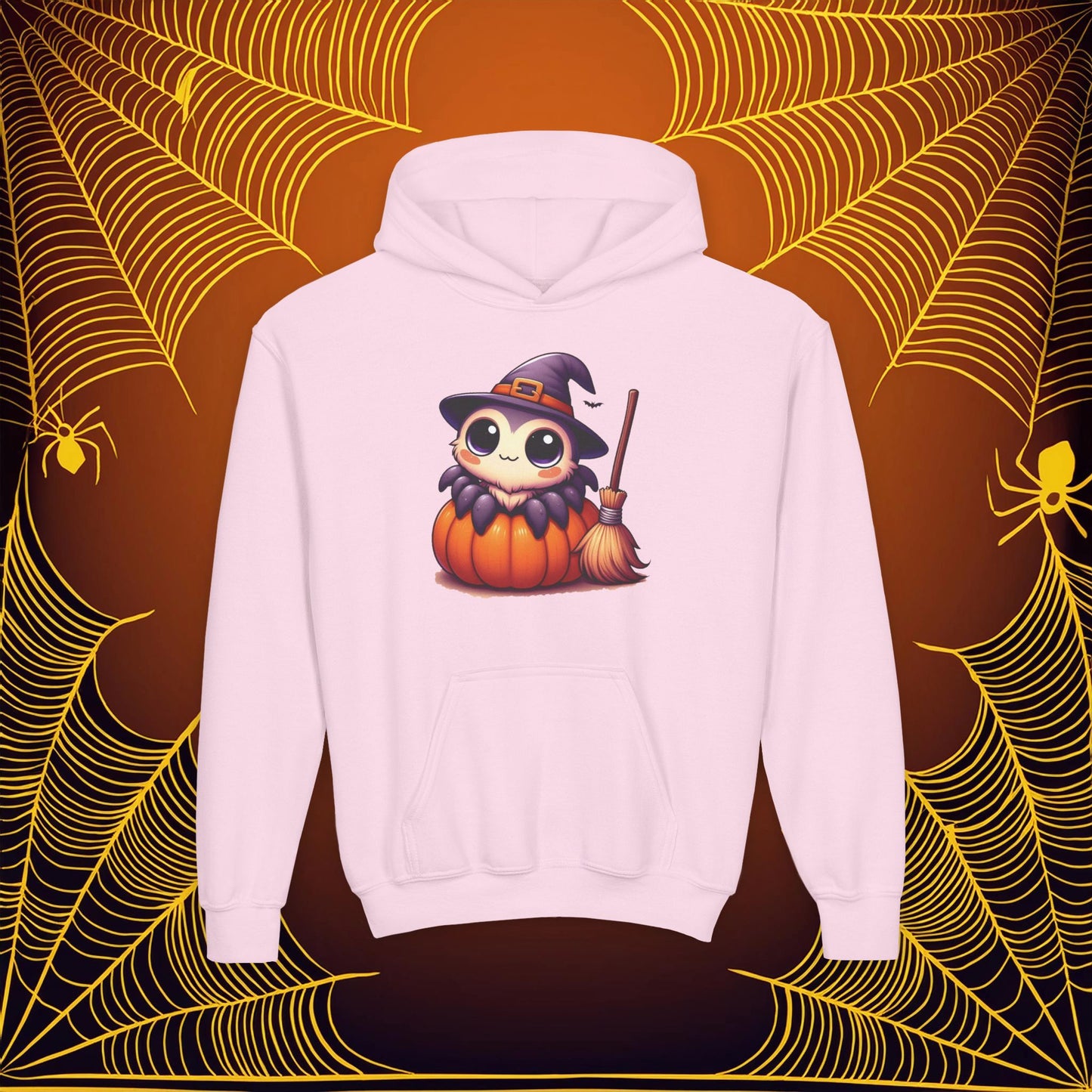 Halloween Spider Youth Hoodie