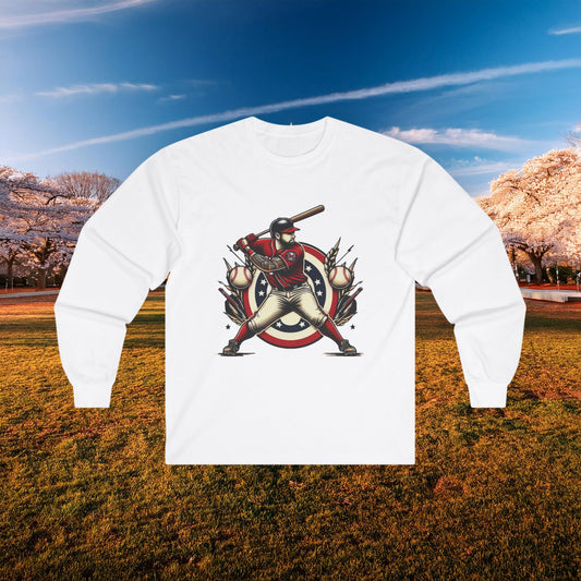 Washington Nations At Bat Long Sleeve Tee