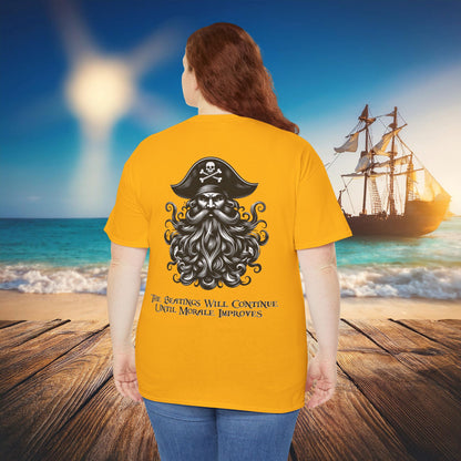 Pirate "Beatings Will Continue" Tee