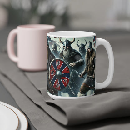 Viking Raid Ceramic Mugs (11oz\15oz)