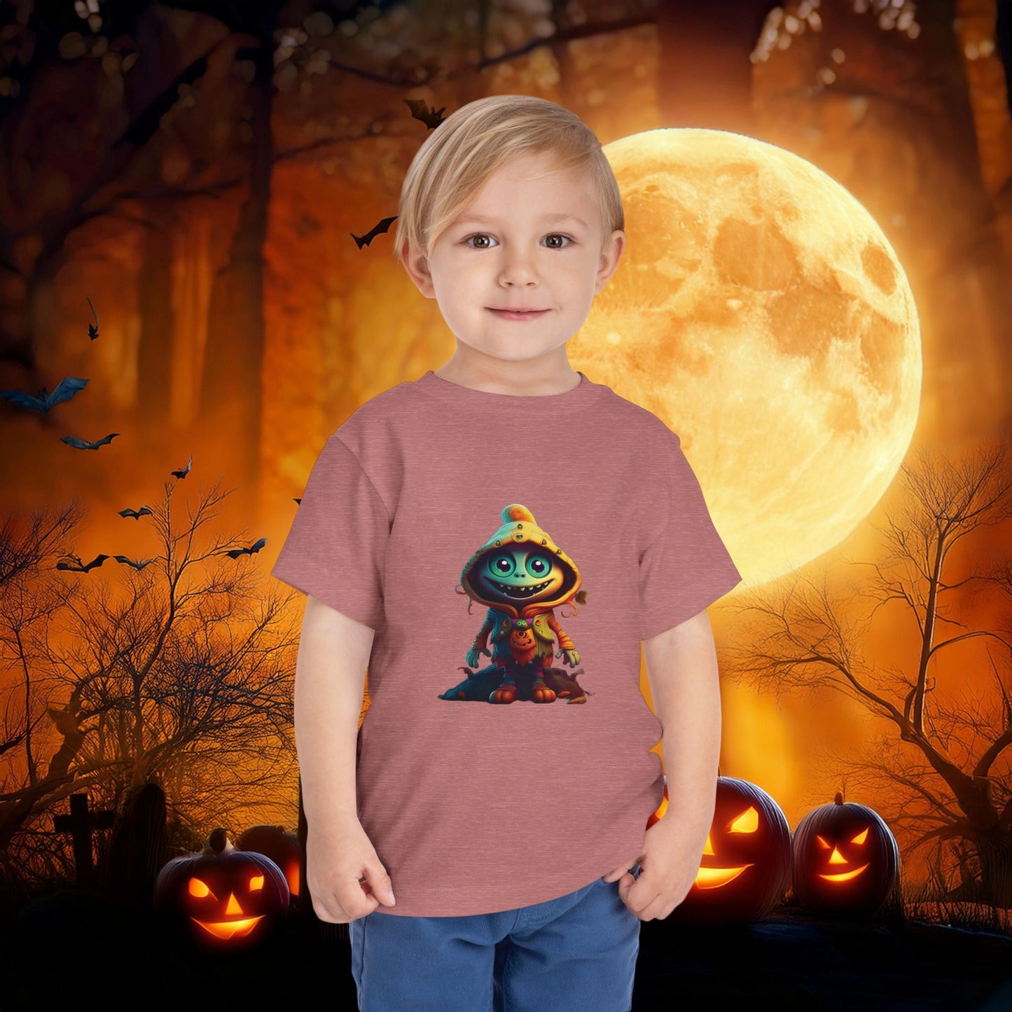 Trick or Treat Monster Toddler Tee