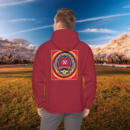 Psychedelic Funky W Skull Hoodie