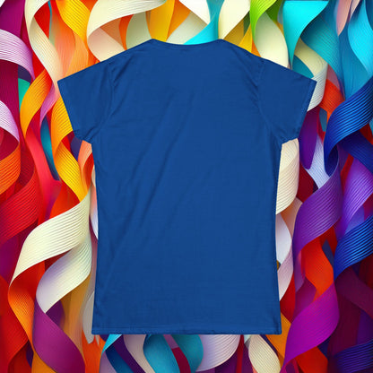 Rainbow Heart Women's Softstyle Tee