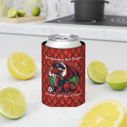 Revolutionary Red Dragons Logo Can Cooler - Scales