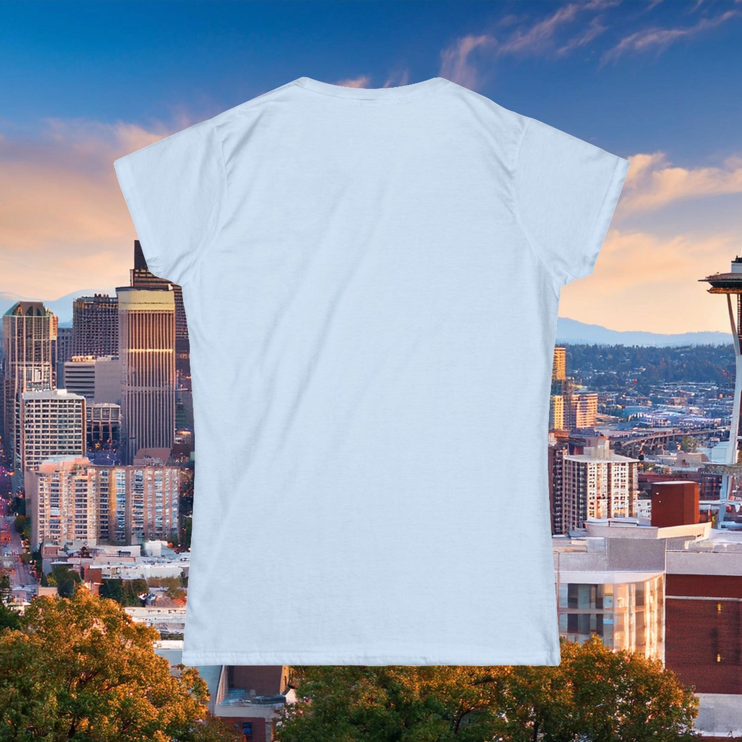 Seattle Football Player Women's Softstyle Tee