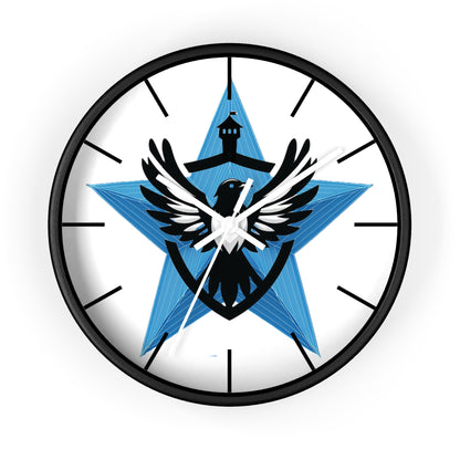 Blue Star Mags Wall Clock