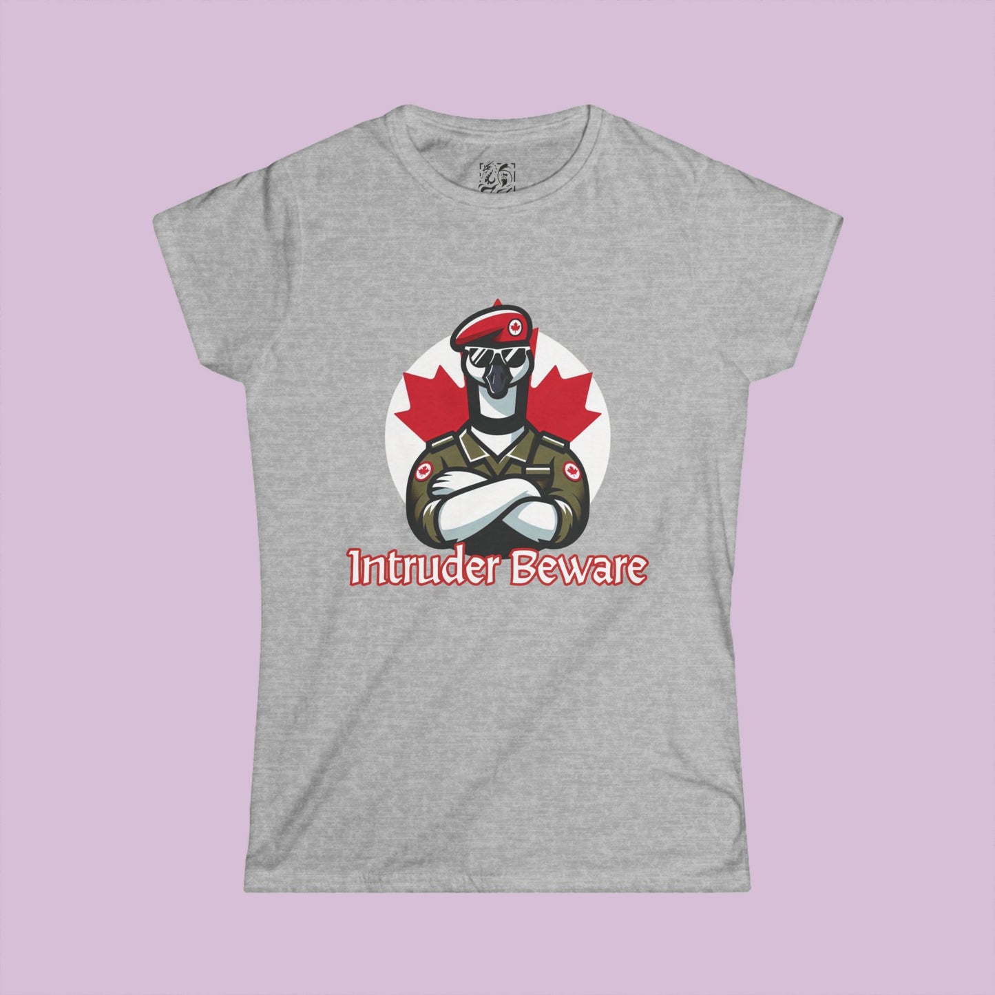 Canadian Goose "Intruder Beware" Women's Softstyle Tee