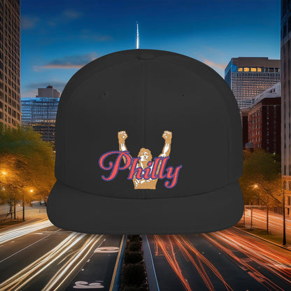 Philly Rocky Statue Flat Bill Snapback