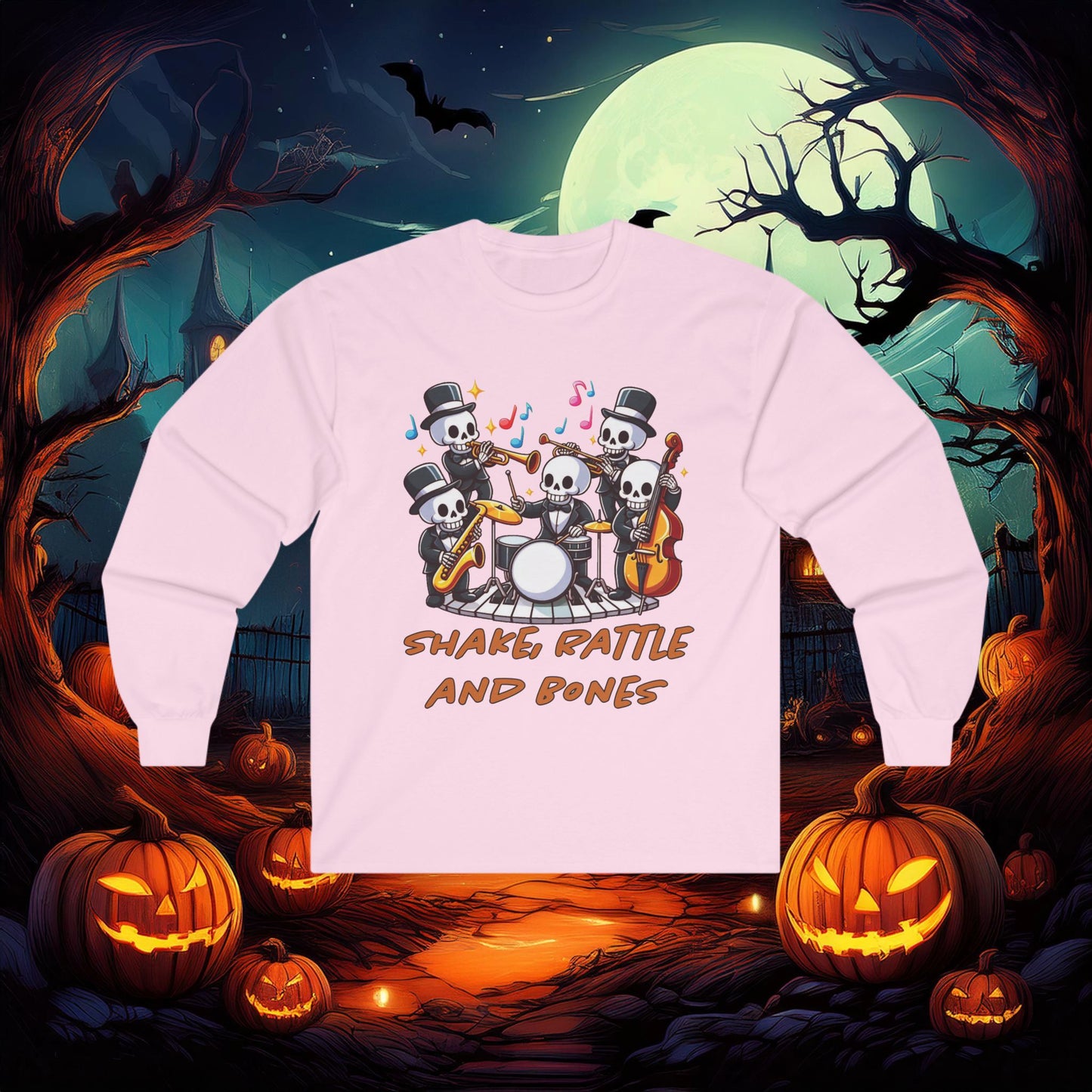 Shake, Rattle and Bones Long Sleeve Tee