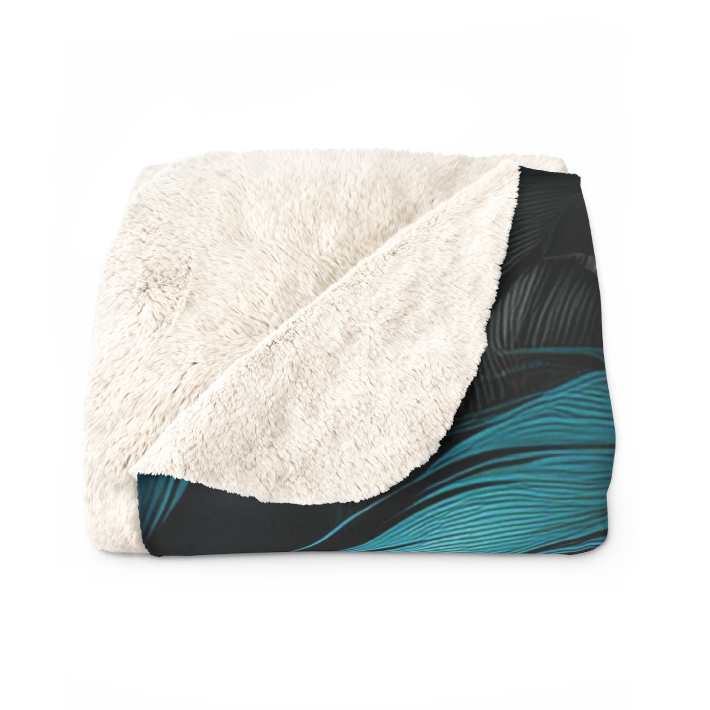 Newcastle United Feather Sherpa Fleece Blanket
