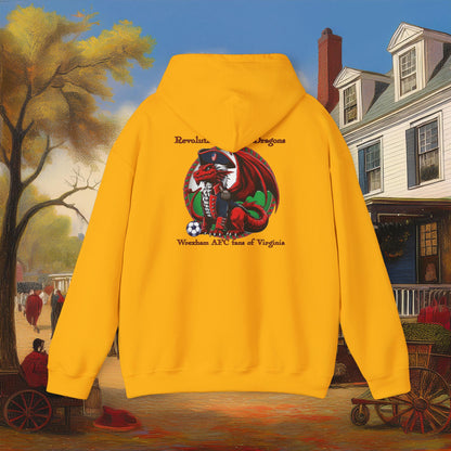 Revolutionary Red Dragons Front & Back Logo Hoodie