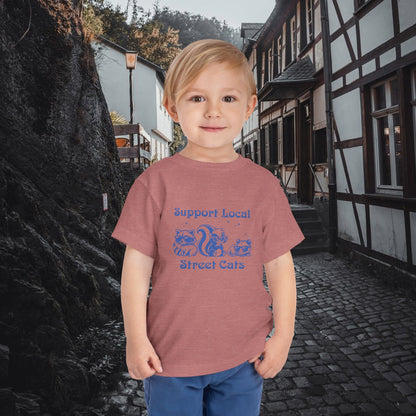 Support Local Street Cats Toddler Tee
