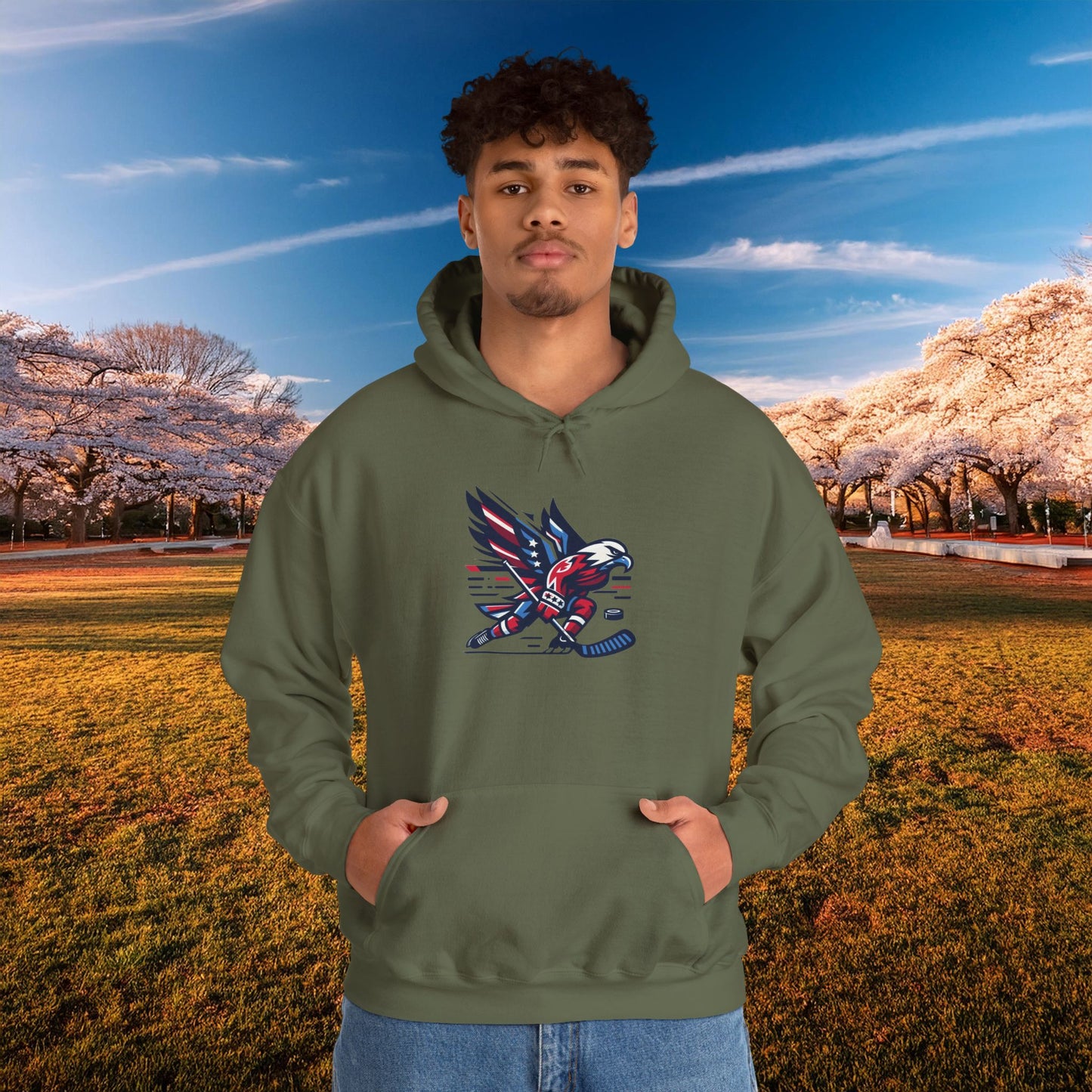 Washington Hockey Eagle Hoodie