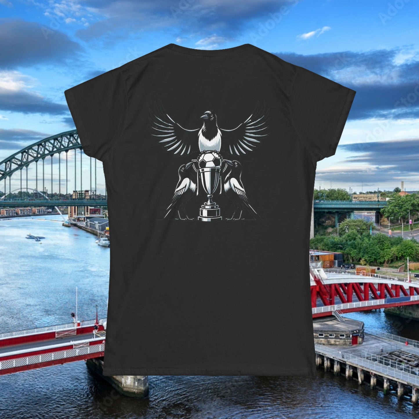 NUFC 2025 Carabao Cup Women's Softstyle Tee