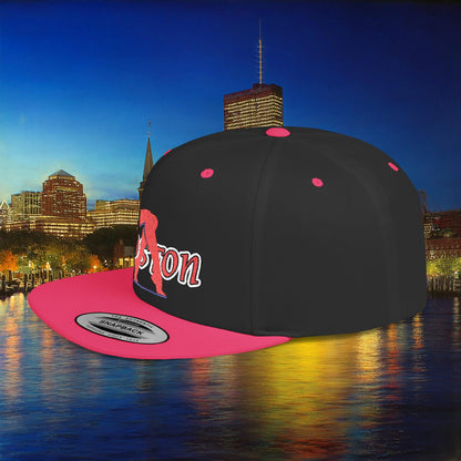 Boston Baseball Leggings Flat Bill Snapback