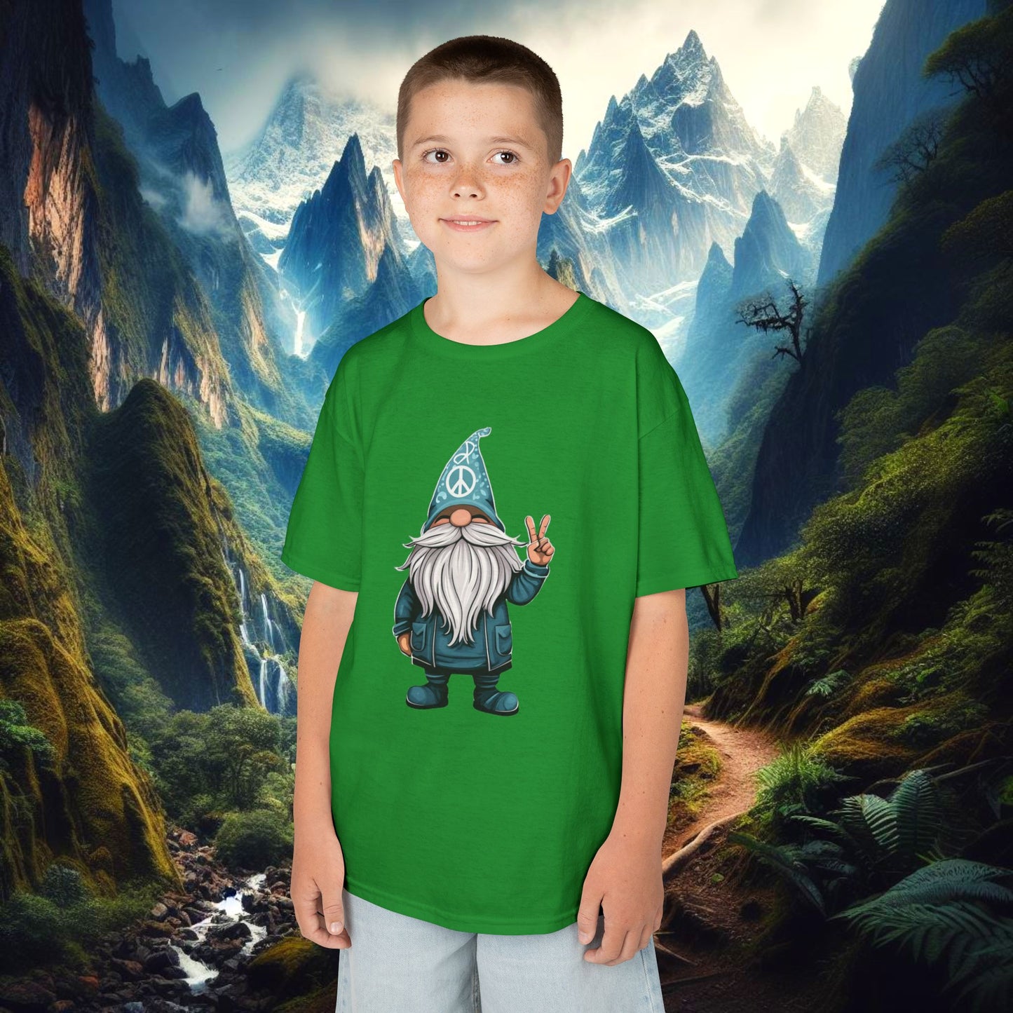 Peace Gnome Kids Tee