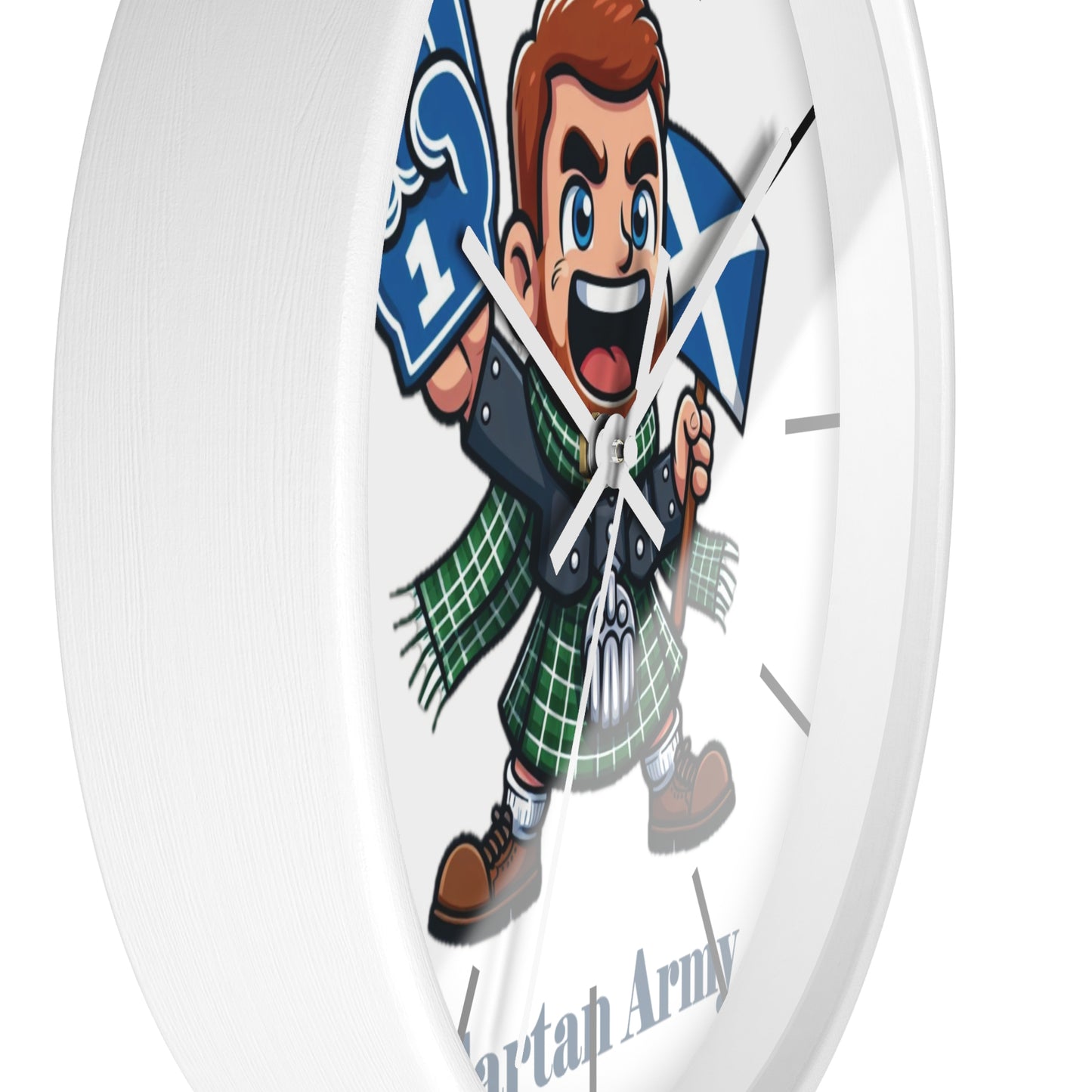 Tartan Army Wall Clock