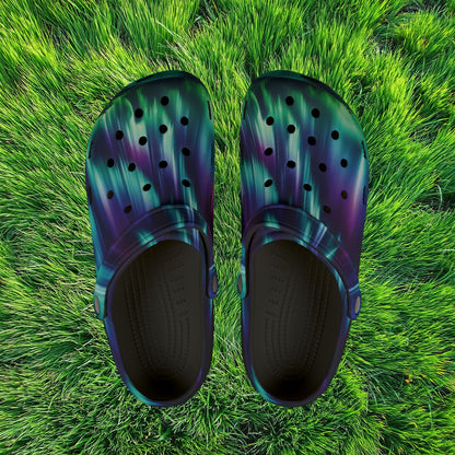 Northern Lights Foam Clogs