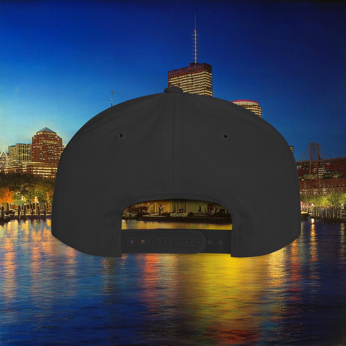 Boston Baseball Player Flat Bill Snapback