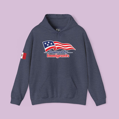 Powered By Immigrants Hoodie
