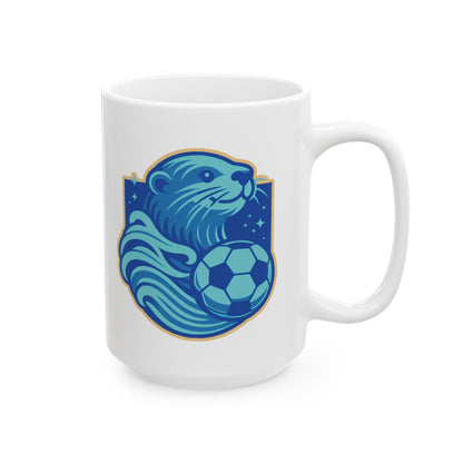 Sea Otter Soccer Logo Mug (11oz/15oz)
