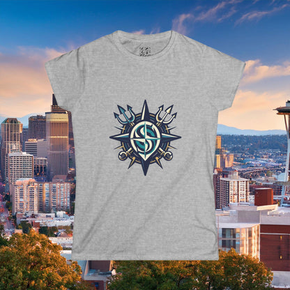 Seattle Baseball Crest Women's Softstyle Tee