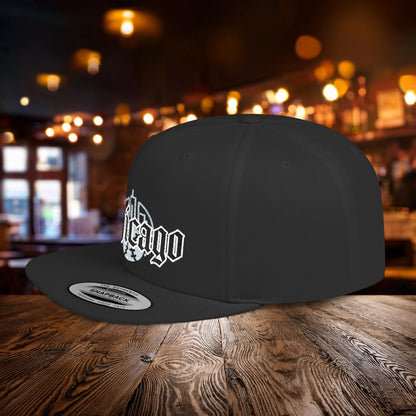 Chicago Baseball Logo Flat Bill Snapback