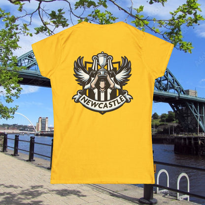 Newcastle Cup Champions Crest Women's Softstyle Tee